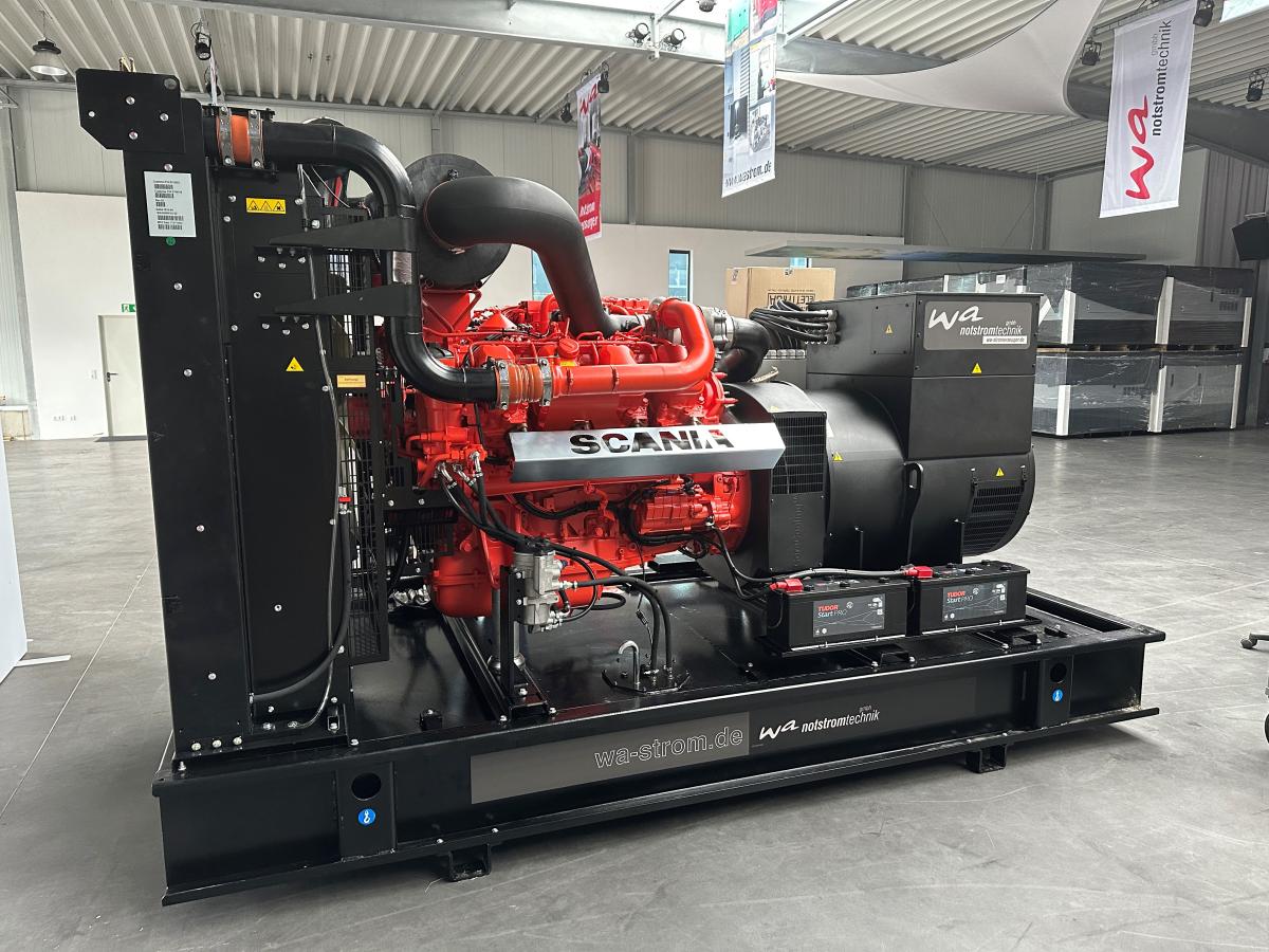 Sold Emergency generator as a replacement generator 700 kVA with Scania  engine DC 16 078 A available immediately